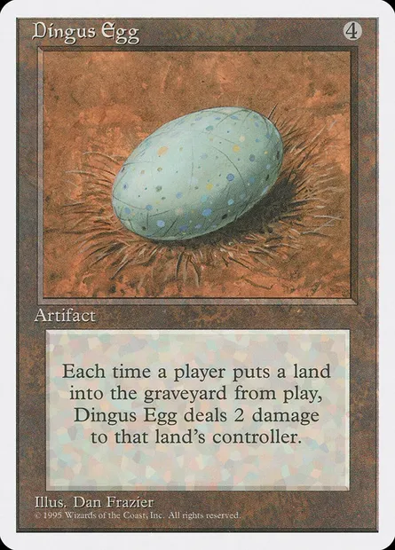 Dingus Egg, Magic card 4ED 315 — Fourth Edition set