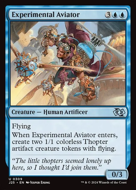 Experimental Aviator, Magic card J25 309 — Foundations Jumpstart set