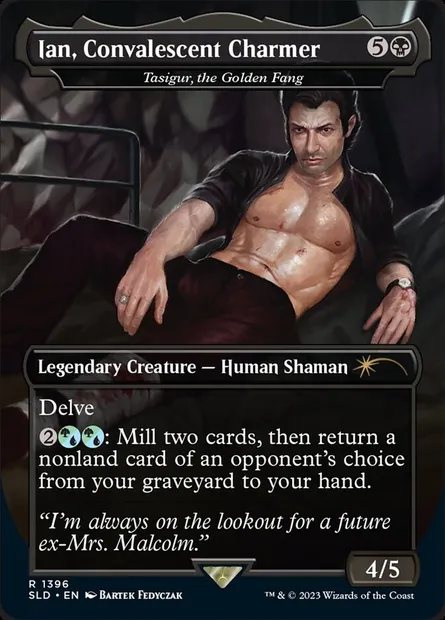 Tasigur, the Golden Fang, Magic card SLD 1396 — Secret Lair Drop set
