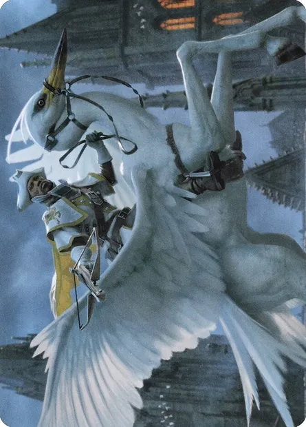 Gryff Rider // Gryff Rider, carte Magic AVOW 10 — extension Crimson Vow Art Series