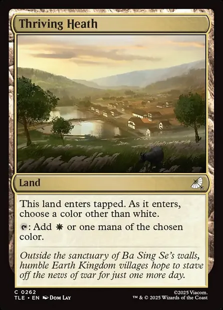 Thriving Heath, Magic card TLE 262 — Avatar: The Last Airbender Eternal set