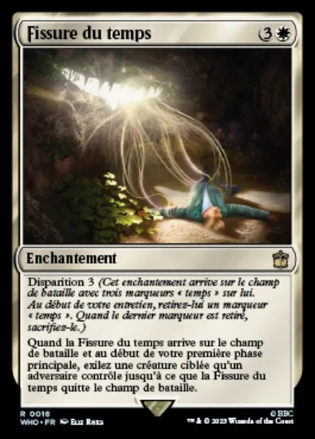 Fissure du temps, carte Magic WHO 16 — extension Doctor Who