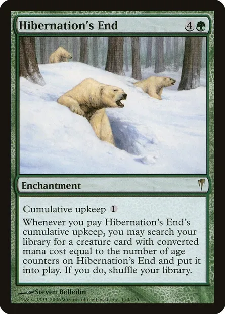 Hibernation's End, Magic card CSP 110 — Coldsnap set