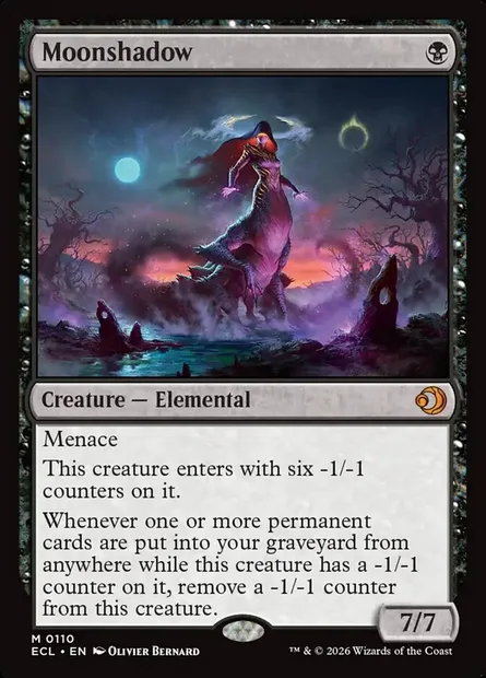 Moonshadow, Magic card ECL 110 — Lorwyn Eclipsed set