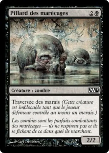 Pillard des marécages, carte Magic M11 86 — extension Magic 2011
