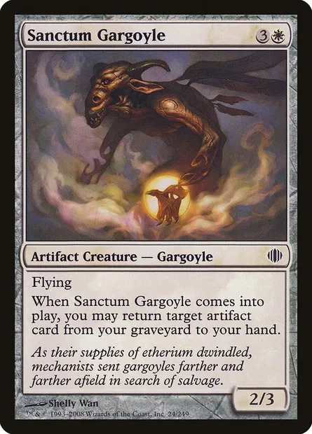Sanctum Gargoyle, Magic card ALA 24 — Shards of Alara set