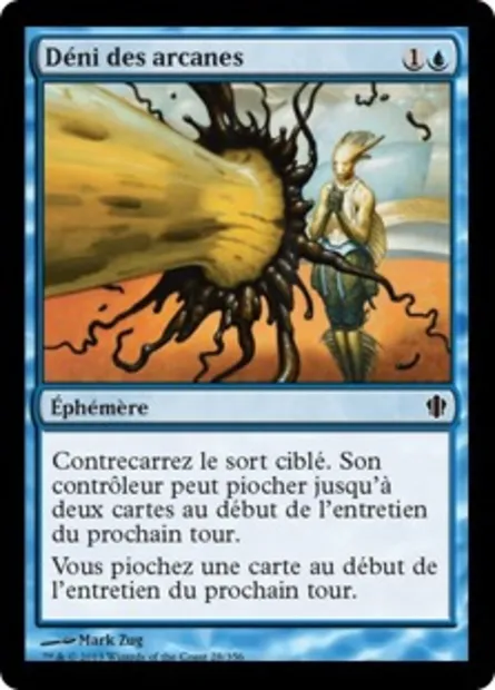 Déni des arcanes, carte Magic C13 28 — extension Commander 2013