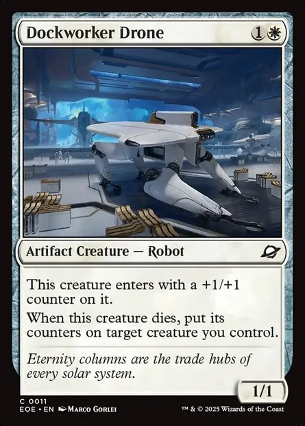Dockworker Drone, Magic card EOE 11 — Edge of Eternities set