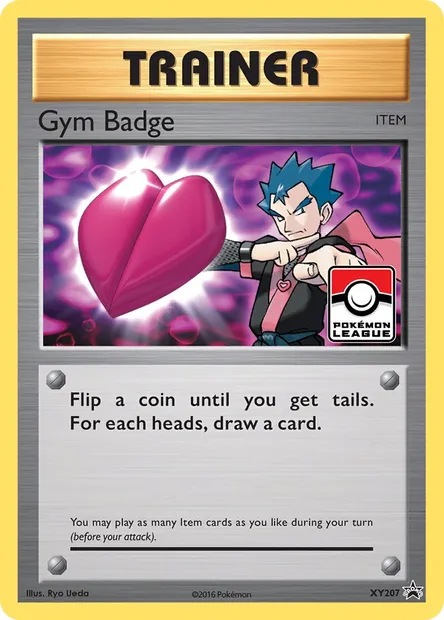 Gym Badge, Pokémon card XY 207 — XY Black Star Promos set