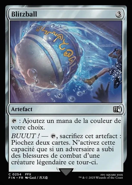 Blitzball, carte Magic FIN 254 — extension Final Fantasy