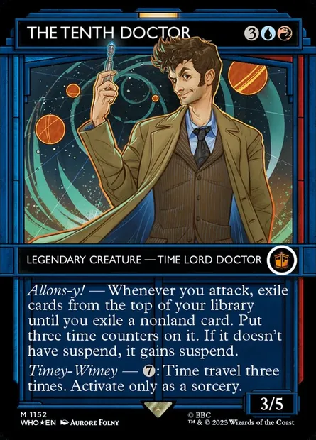 The Tenth Doctor, Magic card WHO 1152 — Doctor Who set