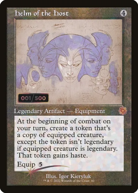 Heaume de la multitude, carte Magic BRR 82z — extension The Brothers' War Retro Artifacts