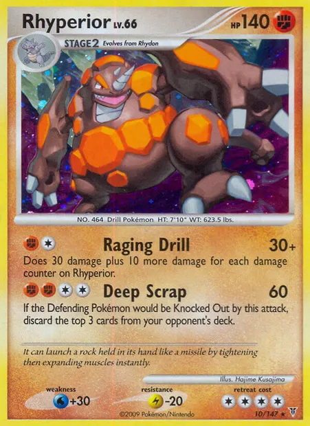 Rhyperior, Pokémon card SV 10 — Supreme Victors set