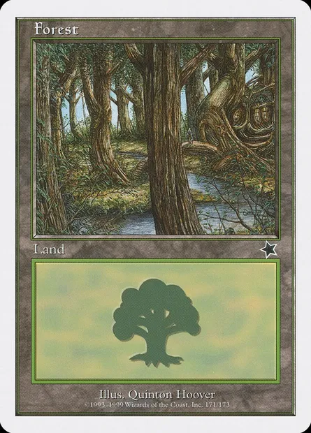 Forêt, carte Magic S99 171 — extension Starter 1999