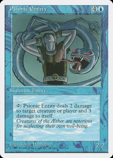 Psionic Entity, Magic card 4ED 95 — Fourth Edition set