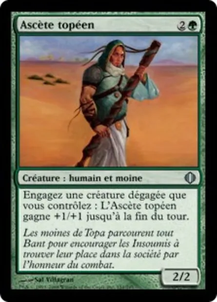 Ascète topéen, carte Magic ALA 151 — extension Les éclats d'Alara