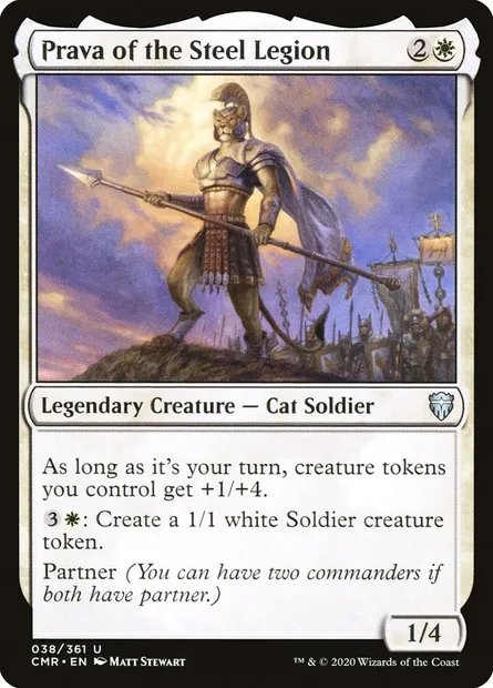 Prava of the Steel Legion, Magic card CMR 38 — Commander Legends set