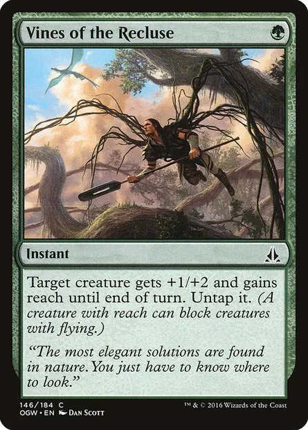Vines of the Recluse, Magic card OGW 146 — Oath of the Gatewatch set