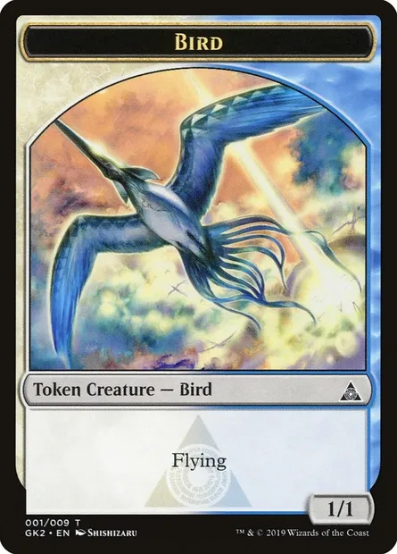 Bird, carte Magic TGK2 1 — extension RNA Guild Kit Tokens