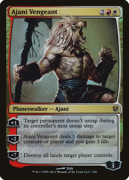Ajani Vengeant, Magic card DDH 1 — Duel Decks: Ajani vs. Nicol Bolas set