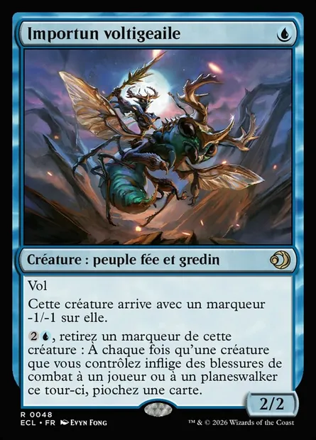 Importun voltigeaile, carte Magic ECL 48 — extension Lorwyn Eclipsed