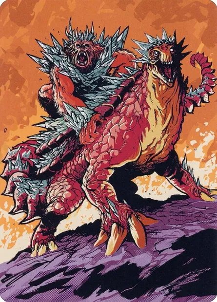 Kogla and Yidaro // Kogla and Yidaro, Magic card AMOM 61 — March of the Machine Art Series set