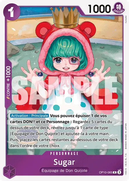Sugar, carte One Piece OP10-065 — extension SANG ROYAL