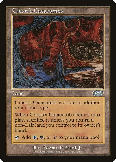 Crosis's Catacombs, Magic card PLS 136 — Planeshift set