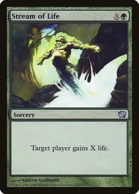 Source de vie, carte Magic 9ED 272★ — extension Neuvième Edition