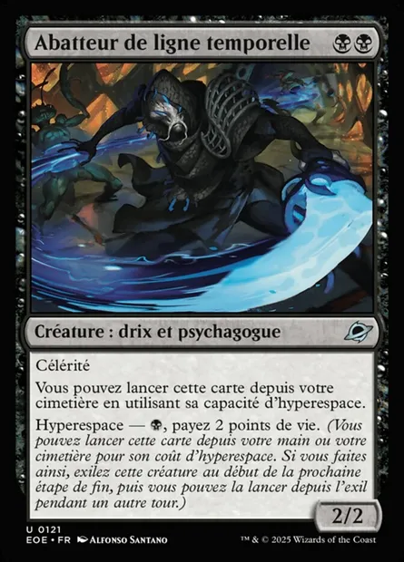 Abatteur de ligne temporelle, carte Magic EOE 121 — extension Edge of Eternities