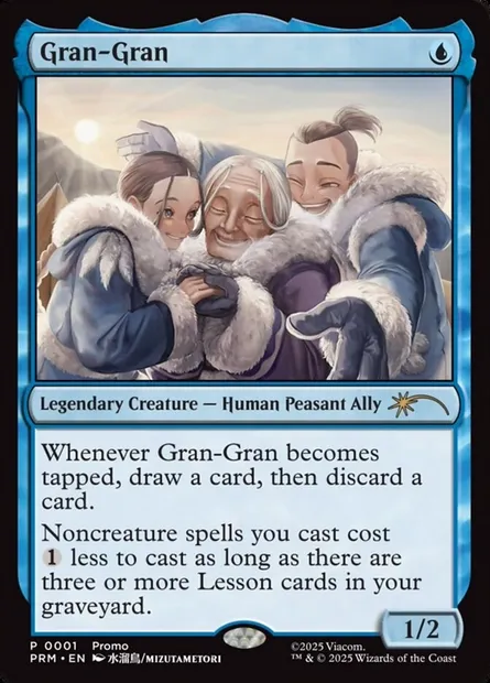 Gran-Gran, Magic card PW25 14 — Wizards Play Network 2025 set