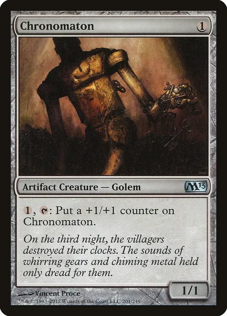 Chronomaton, Magic card M13 201 — Magic 2013 set