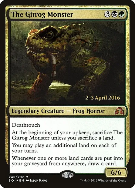 The Gitrog Monster, Magic card PSOI 245s — Shadows over Innistrad Promos set