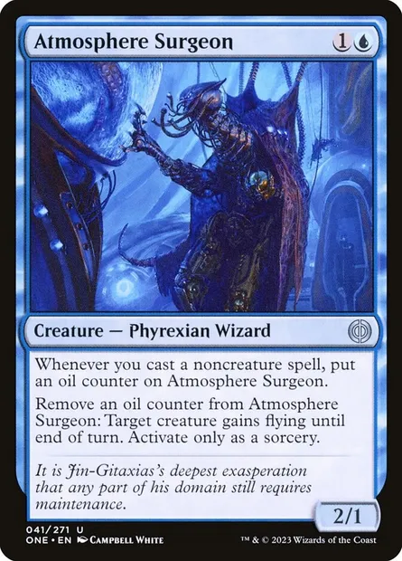 Atmosphere Surgeon, Magic card ONE 41 — Phyrexia: All Will Be One set