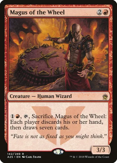Mage de la Roue, carte Magic A25 142 — extension Masters 25