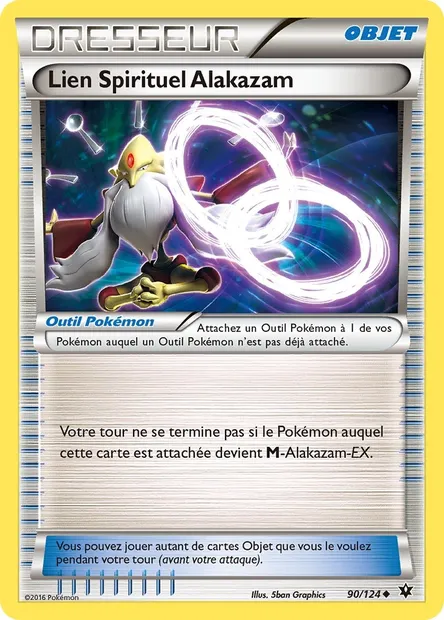 Lien Spirituel Alakazam, carte Pokémon FCO 90 — extension Impact des Destins