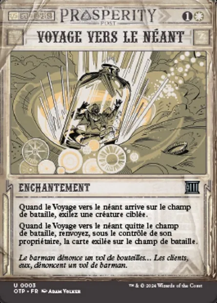 Voyage vers le néant, carte Magic OTP 3 — extension Breaking News