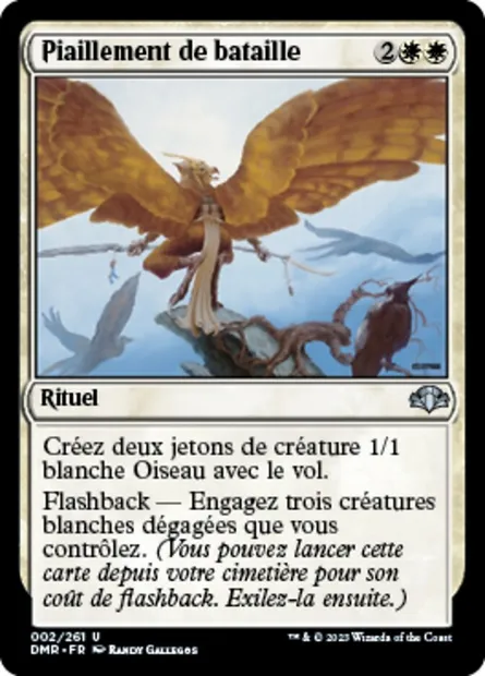 Piaillement de bataille, carte Magic DMR 2 — extension Dominaria Remastered
