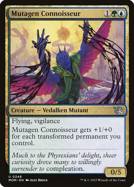 Mutagen Connoisseur, Magic card MOM 248 — March of the Machine set