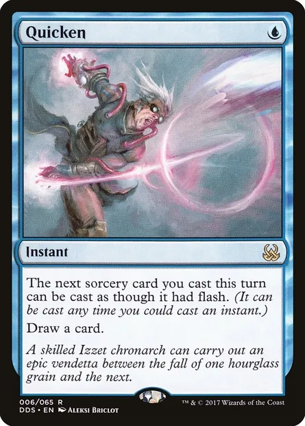 Quicken, Magic card DDS 6 — Duel Decks: Mind vs. Might set