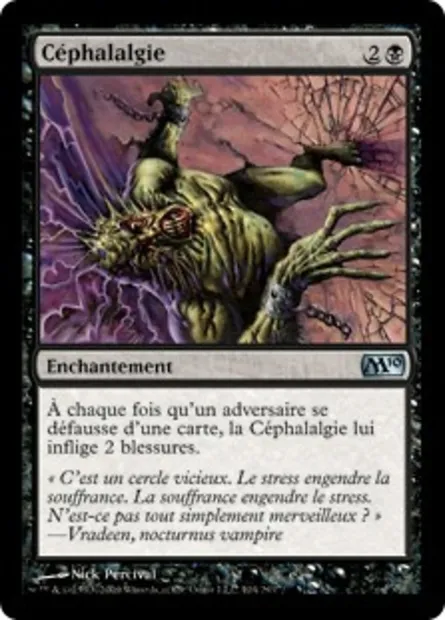 Céphalalgie, carte Magic M10 104 — extension Magic 2010