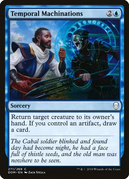 Temporal Machinations, Magic card DOM 271 — Dominaria set
