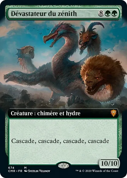 Dévastateur du zénith, carte Magic CMR 674 — extension Commander Legends