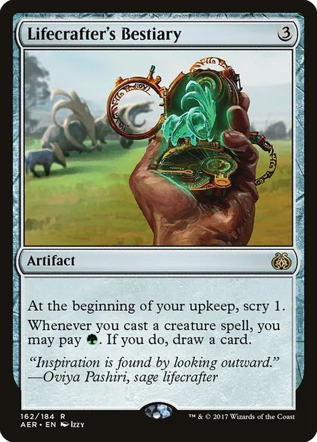 Lifecrafter's Bestiary, Magic card AER 162 — Aether Revolt set