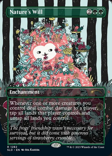 Nature's Will, Magic card SLD 1282 — Secret Lair Drop set