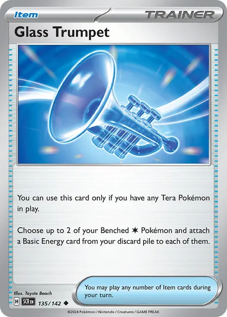Glass Trumpet, Pokémon card SCR 135 — Stellar Crown set
