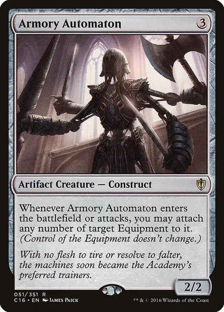Armory Automaton, Magic card C16 51 — Commander 2016 set