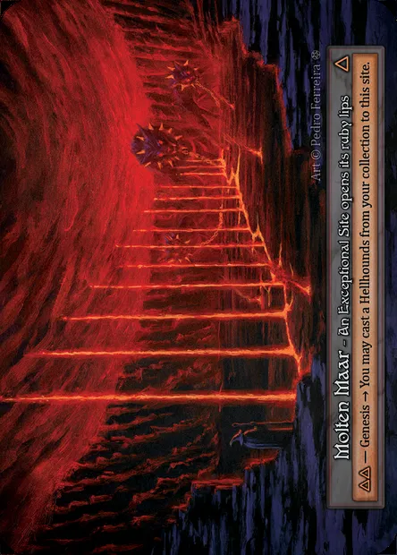 Molten Maar, carte Sorcery GOT 402 — extension Gothic
