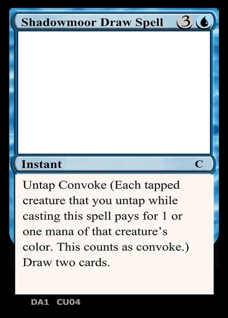 Shadowmoor Draw Spell, carte Magic UNK CU04b — extension Unknown Event