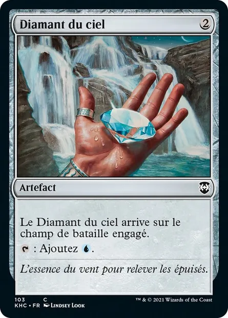 Diamant du ciel, carte Magic KHC 103 — extension Kaldheim Commander